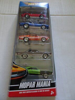 Hot Wheels Mopar Mania - 5 Pack Dodge, Plymouth GTX, '70 Plymouth Barracuda 2009